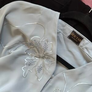 ALINA Butterfly/ Farasha Abaya in Baby Blue