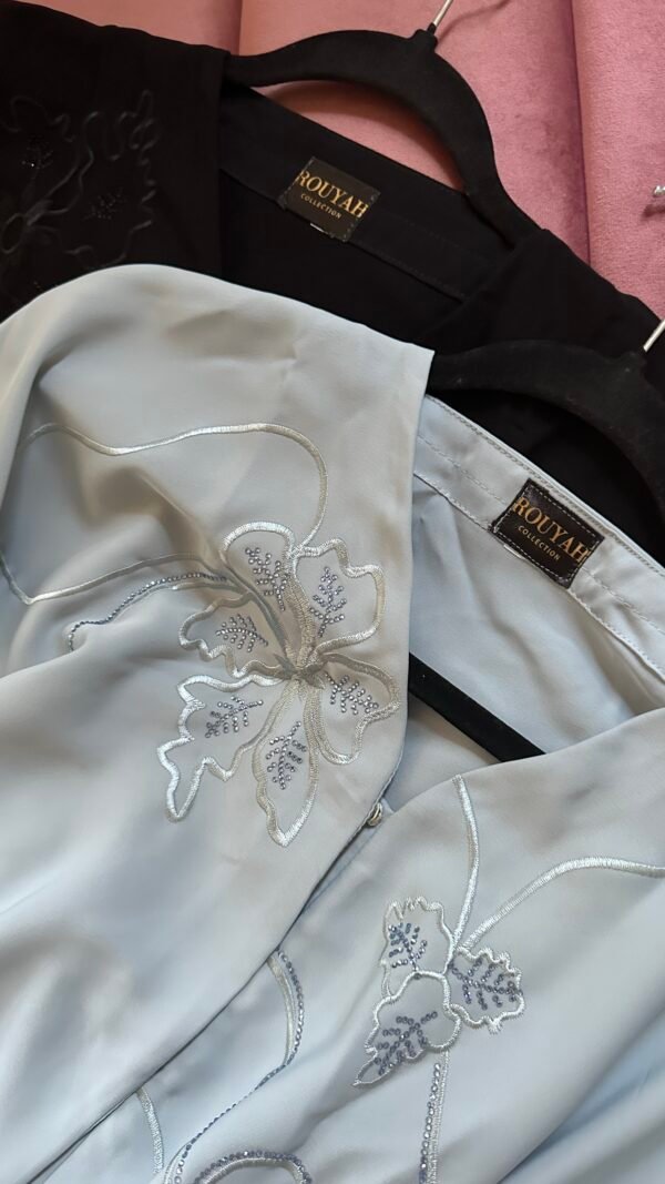 ALINA Butterfly/ Farasha Abaya in Baby Blue