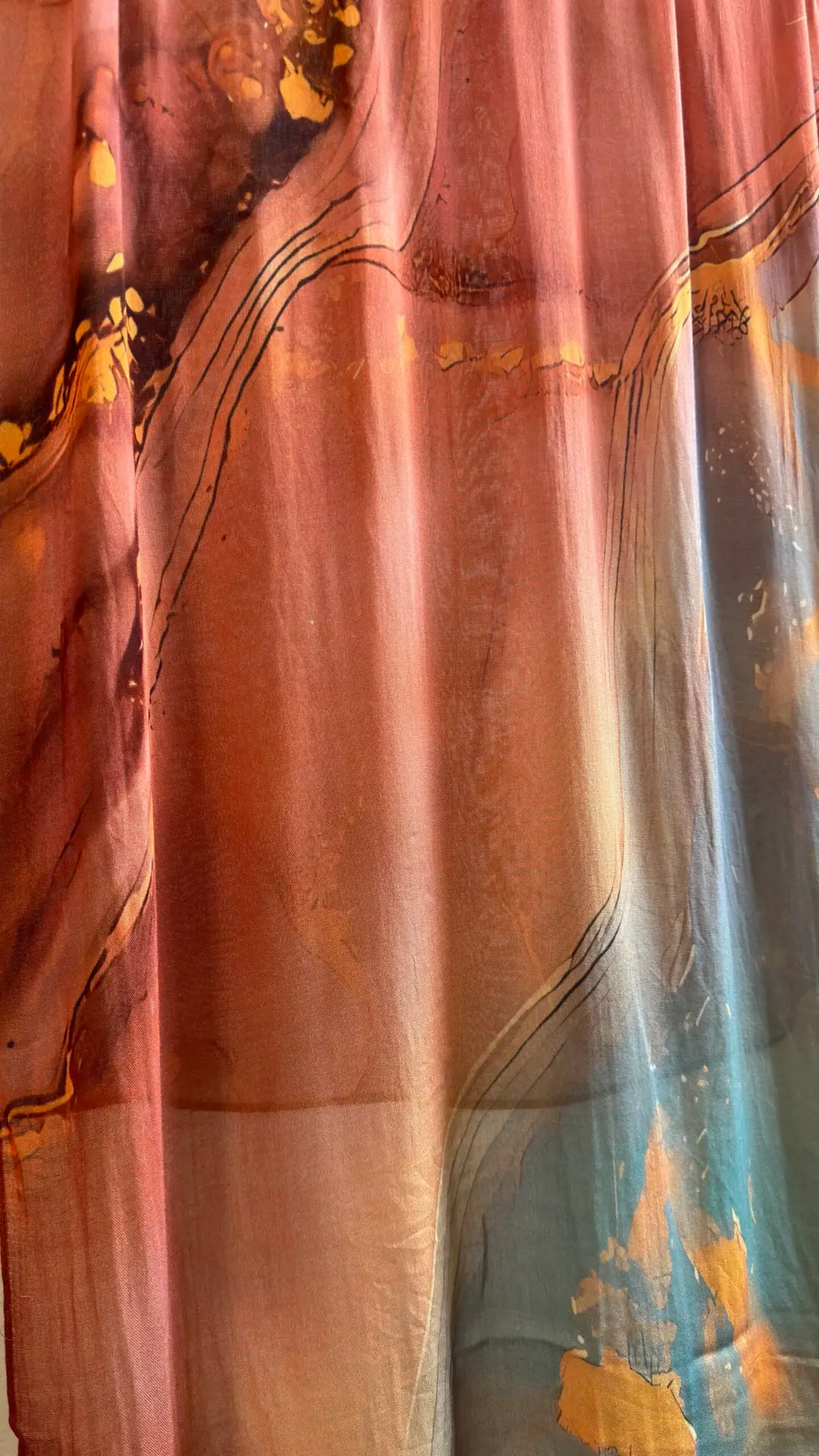 Amber Sunset - Bamboo Modal Hijab - Image 2