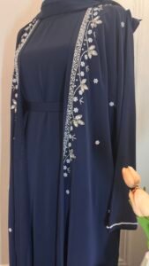 RAYA - Midnight Blue Abaya Set