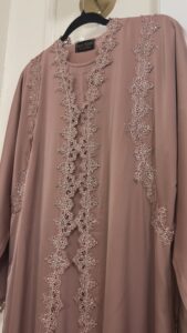 SANA - Dusty Rose 2 Piece Abaya Set