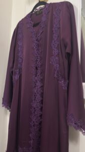 SANA - Purple 2 Piece Abaya Set