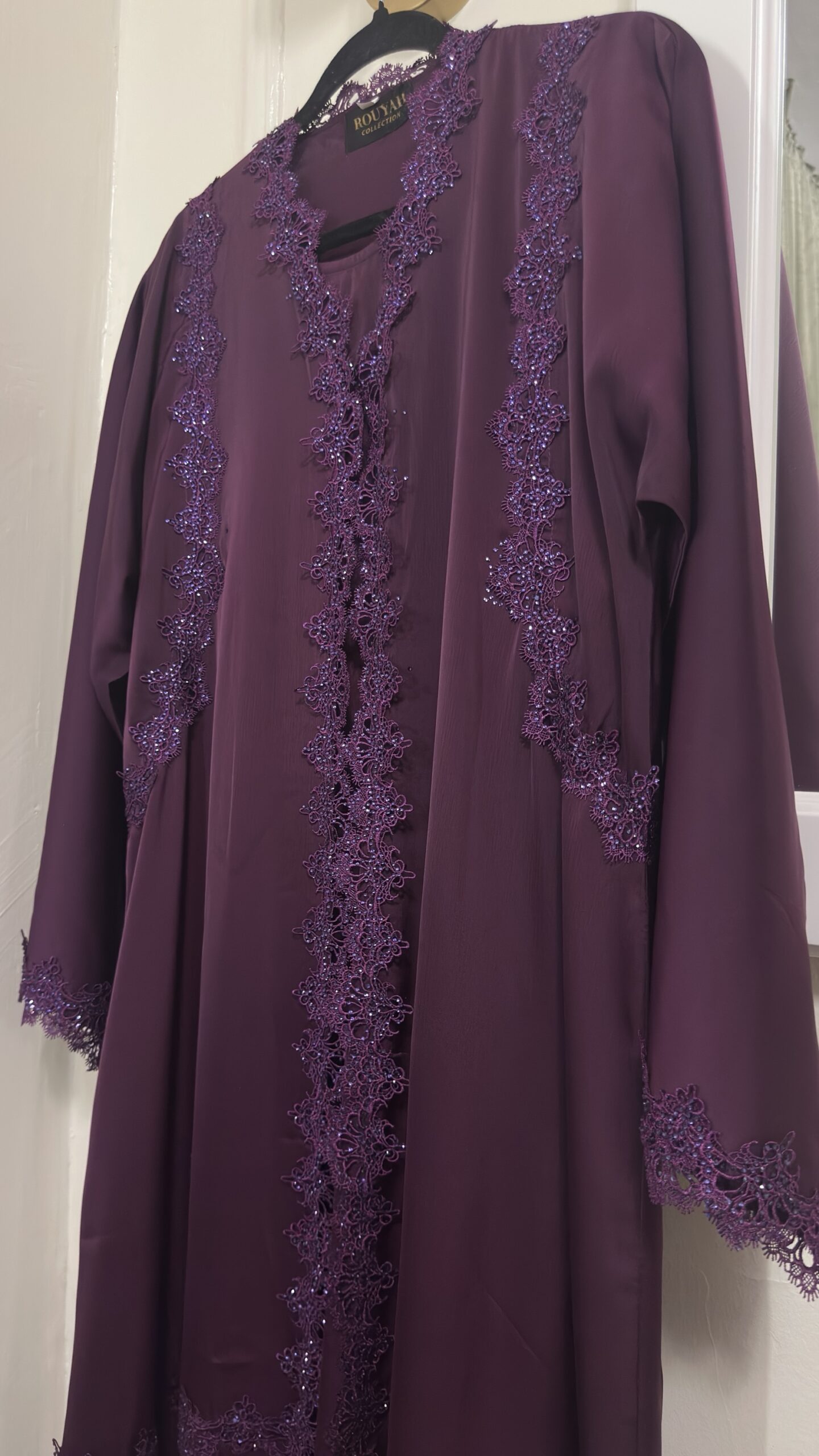 SANA - Purple 2 Piece Abaya Set