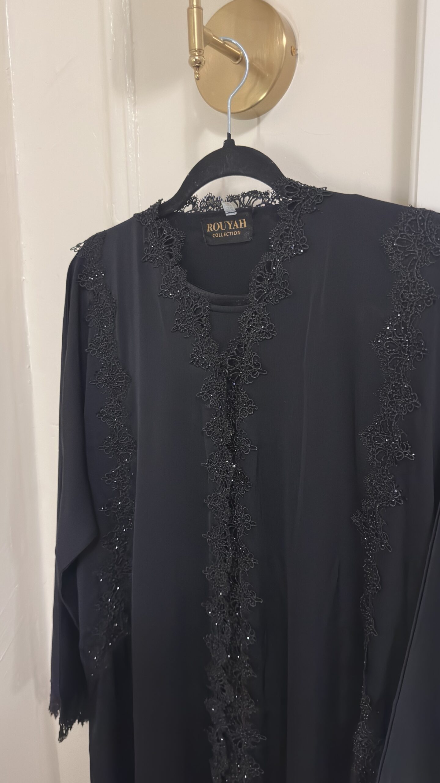 SANA - Black 2 Piece Abaya Set