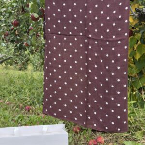 Mahogany Petite Polka Dot