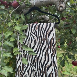 Zebra Print Jersey Hijab