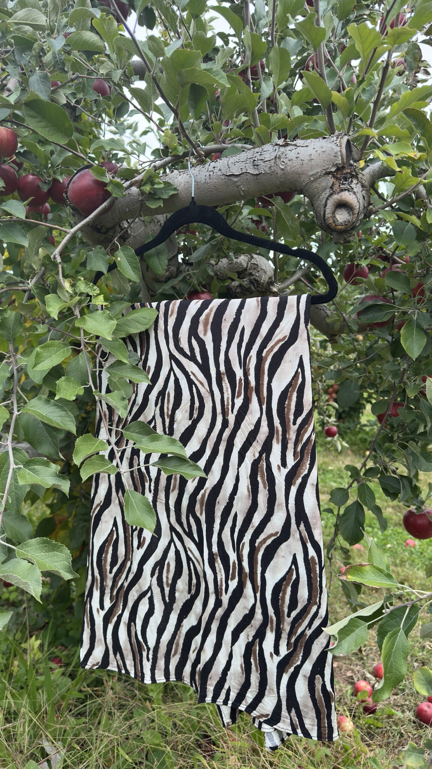 Zebra Print Jersey Hijab