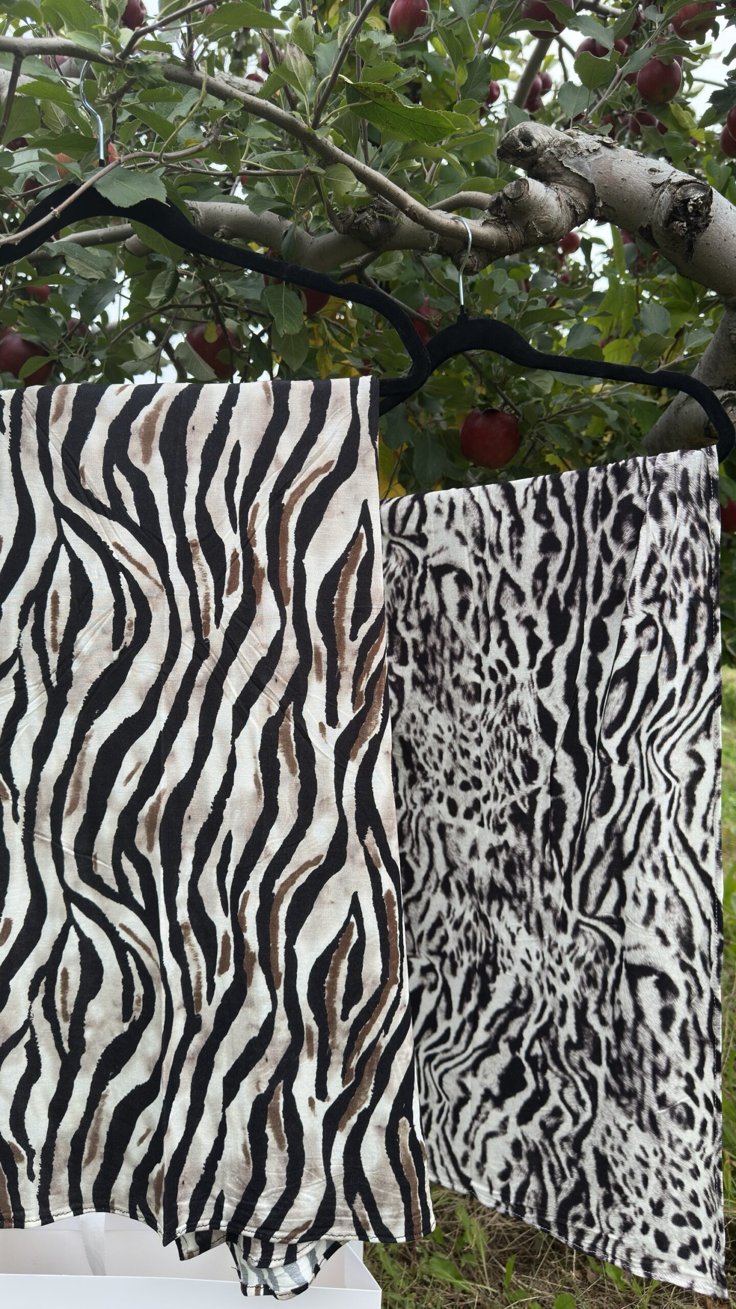 Zebra Print Jersey Hijab - Image 2