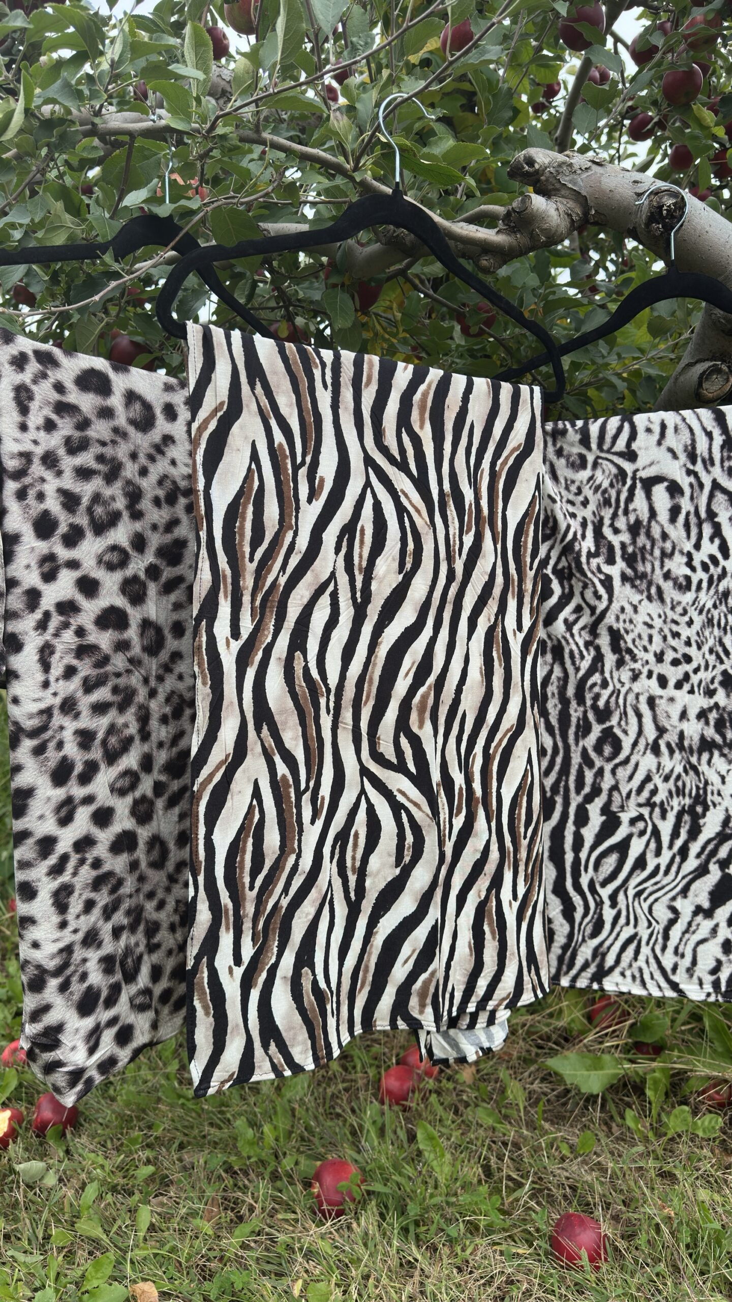Zebra Print Jersey Hijab - Image 3