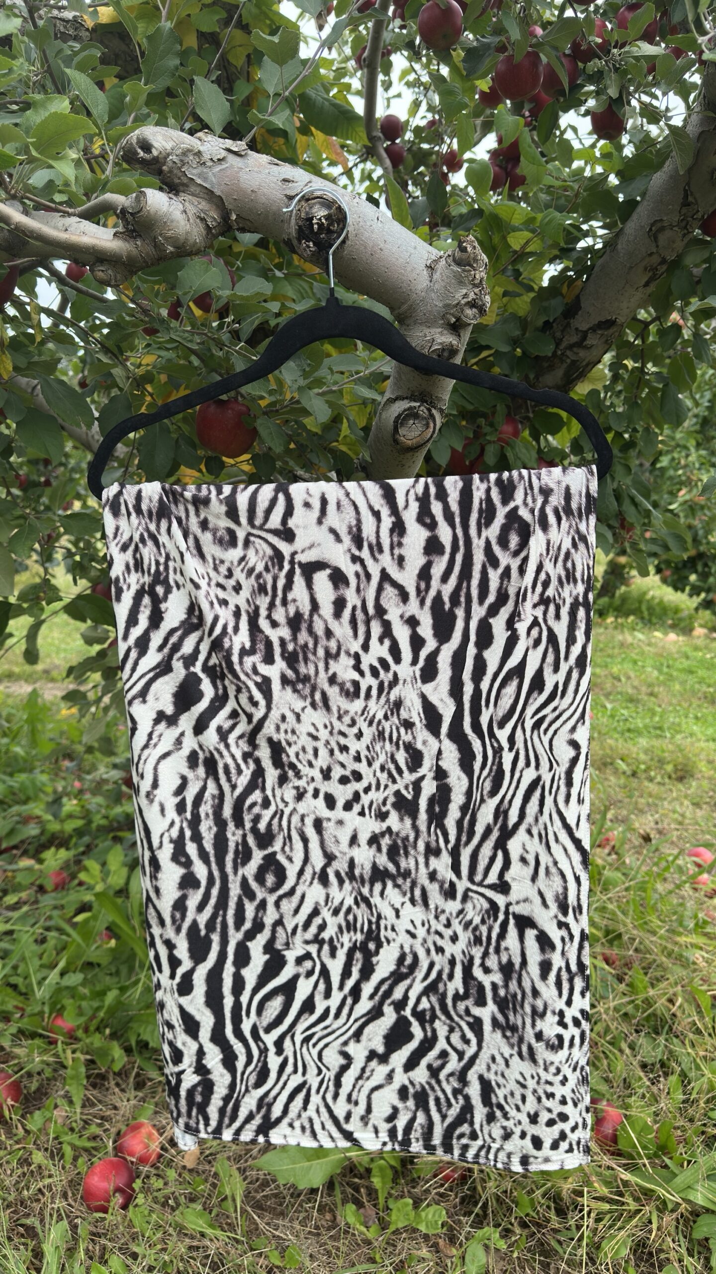 Abstract Animal Print Jersey Hijab