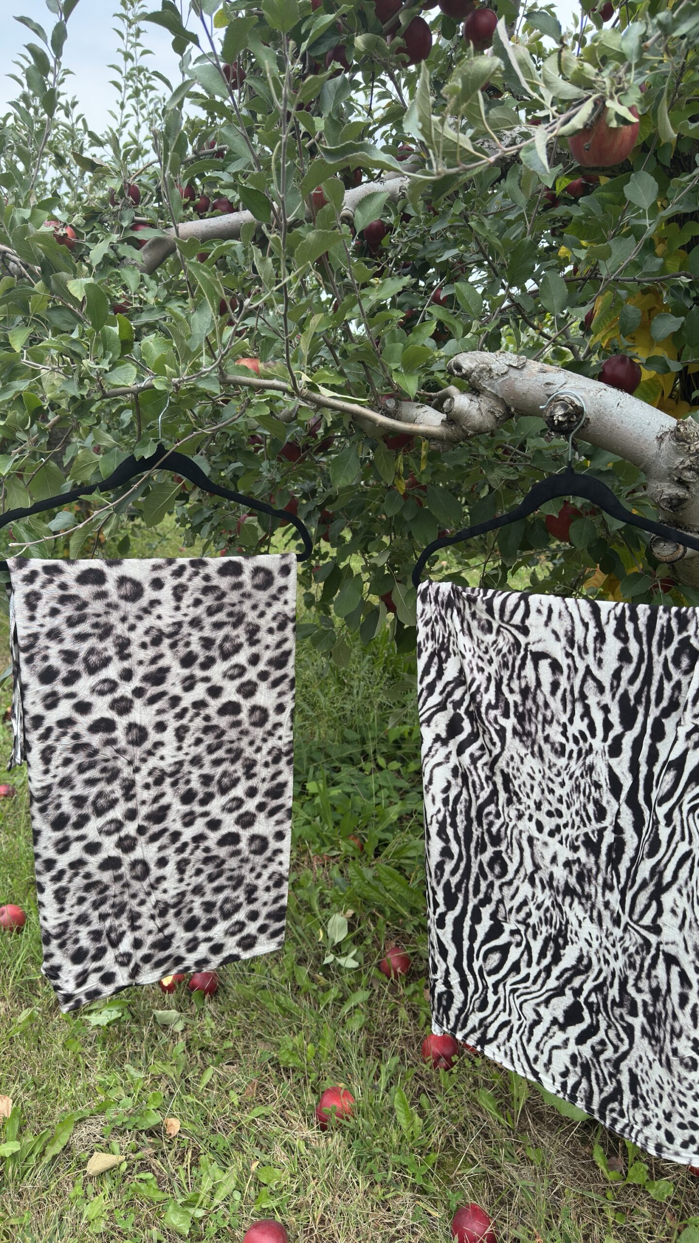 Abstract Animal Print Jersey Hijab - Image 4