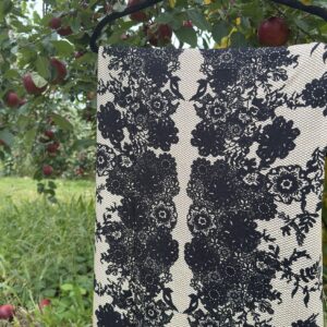 Noir Chantilly Print Jersey Hijab